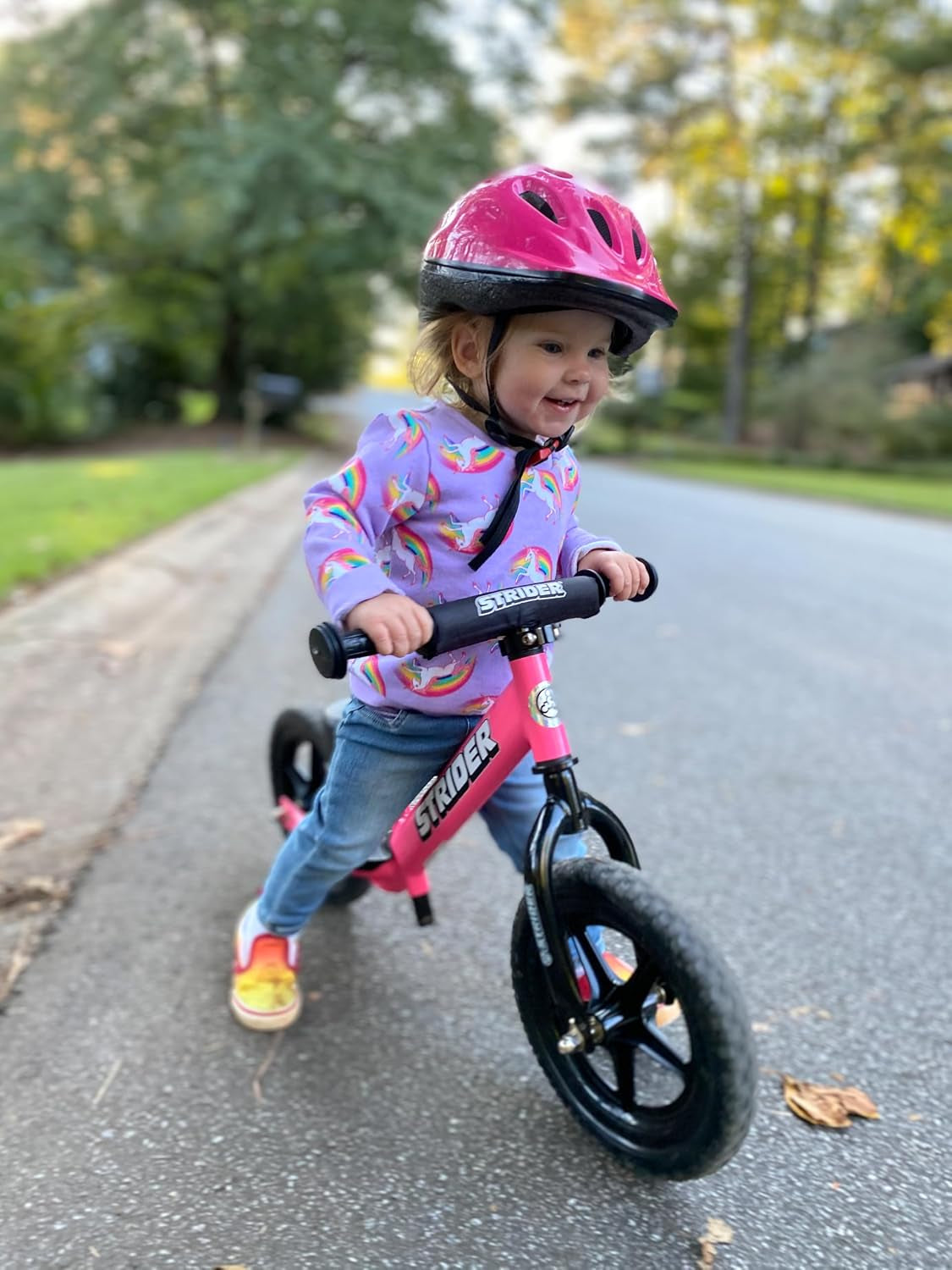 12 Sport, No Pedal Balance Bike for Kids Ages 1–4 Years, Pink